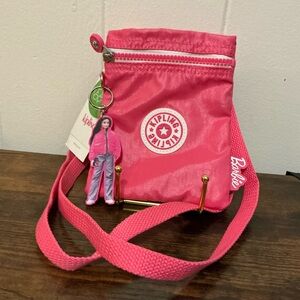 Rare HTF Lightweight NWT Kipling x Barbie Afia Lite Mini Crossbody Bag Handbag